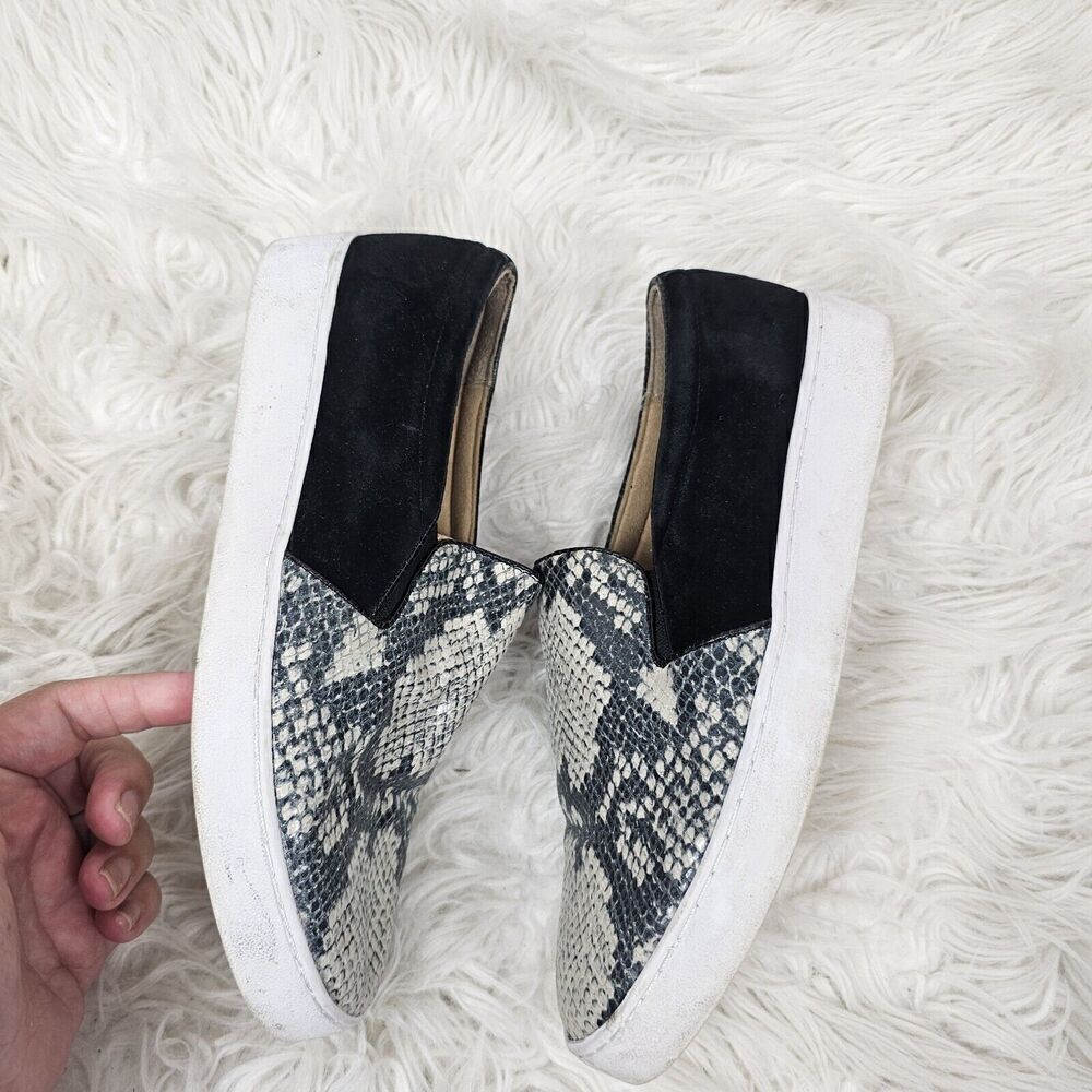 Vionic Splendid Midi Black Snake Print Sneakers S… - image 2